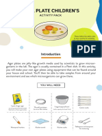 Agar Plate Children'S: Activity Pack