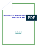 Project Profile On The Establishment of Laundry Soap Producing Plant