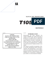 t105 Yamaha. Manual Usuario EspañolPDF