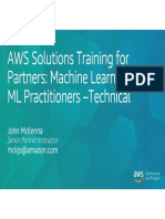 AWS Solutions Training For Partners AWS For ML Practitioners Technical