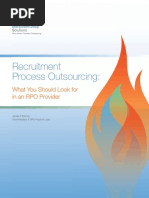 Recruitment Process Outsourcing:: What You Should Look For in An RPO Provider