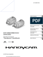 "Handycam" Handbook Manual Sony DCR-SR68/SR88/SX43/ SX44/SX63 (Engl)
