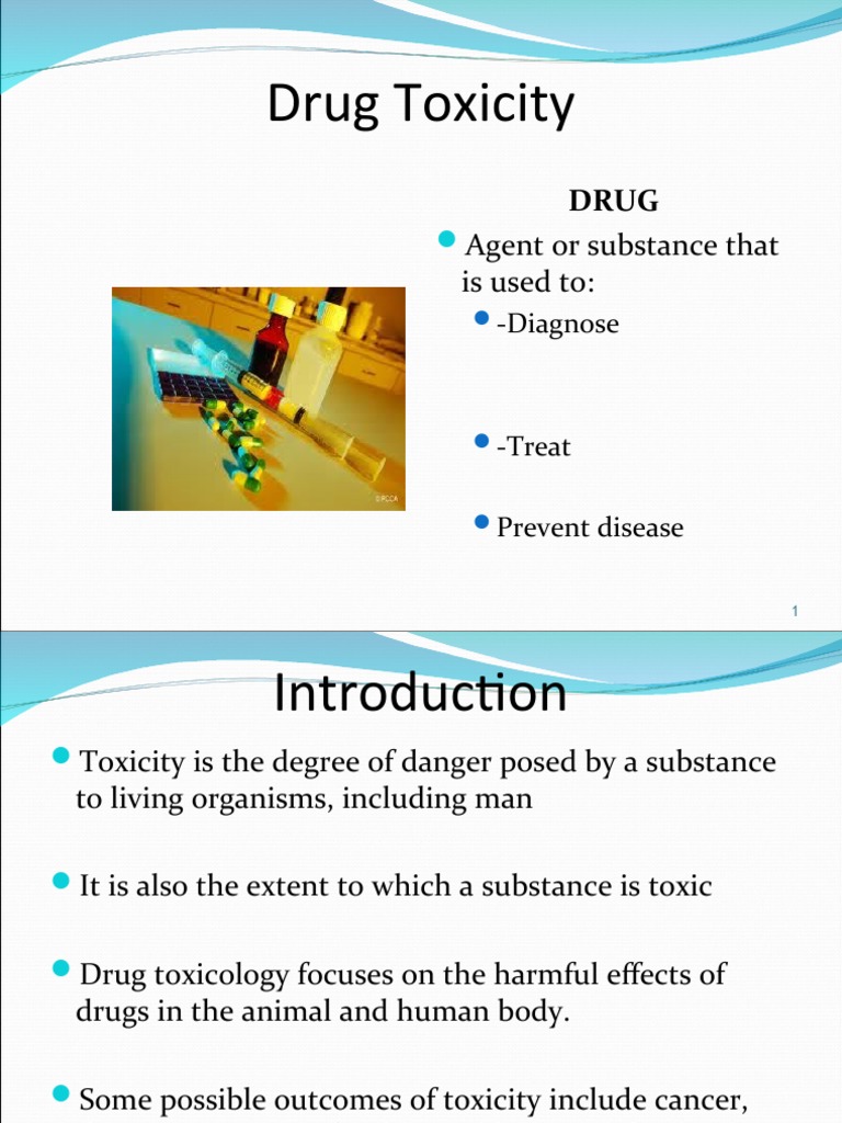 Drug Toxicity PDF