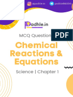 Chapter-1 Chemical Reactions and Equations MCQs