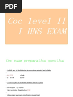 Coc Level III Exam