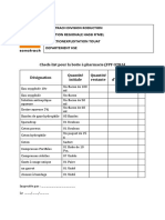 Boite Pharmacie (BPH) Chek-List Module