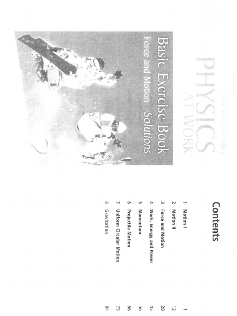 NSS Physics at Work-Basic Exercise Book Sol 2 | PDF
