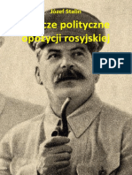 Józef Stalin - Oblicze Polityczne Opozycji Rosyjskiej