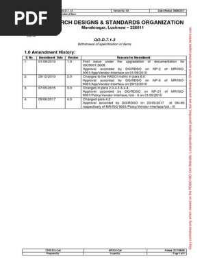 QO-D-7.1-3 Ver-4.0 - Withdrawal of  specification of items