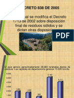 Decreto 838 de 2005