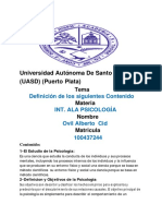 Contenido de Intr. Psicologia UASD