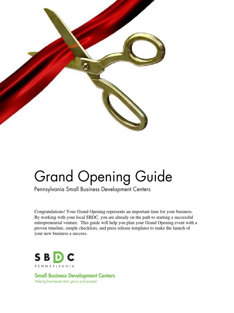 Grand Opening Guide 2012.original | PDF | Lunch | Mail