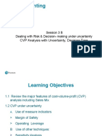 Cost Accounting: CVP Analysis With Uncertainty, Decision Tree