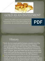 GOLD as an investment