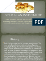 GOLD As An Investment