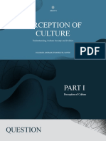 Perception of Culture: Understanding Culture Society and Politics
