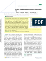 A Fully Integrated Wireless Flexible Ammonia Sensor Fabricated by Soft Nano-Lithography