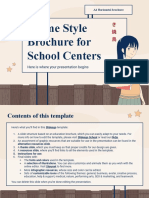 Anime Style Brochure For School Centers by Slidesgo