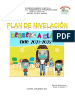Plan de Nivelación 4º Semana Del 04-10 Al 08-10-2021