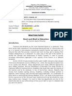 1st Reaction Paper (Renato L. Egang, JR.)