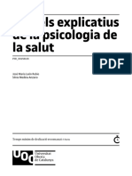 M3. Models Explicatius de La Psicologia de La Salut