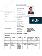 Faculty Profile: Dr. Sanjeev Badiger