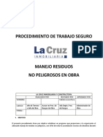 Procedimiento de Trabajo Seguro: Realizado Por Revisado Por Aprobado Por Nombre: Fabiola Luna Mora Cargo: Firma
