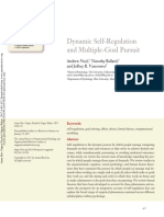 Dynamic Self-Regulation and Multiple-Goal Pursuit: Further
