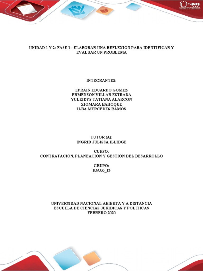 Unidad 1 y 2 Fase 1 | PDF | Justicia | Crimen y violencia