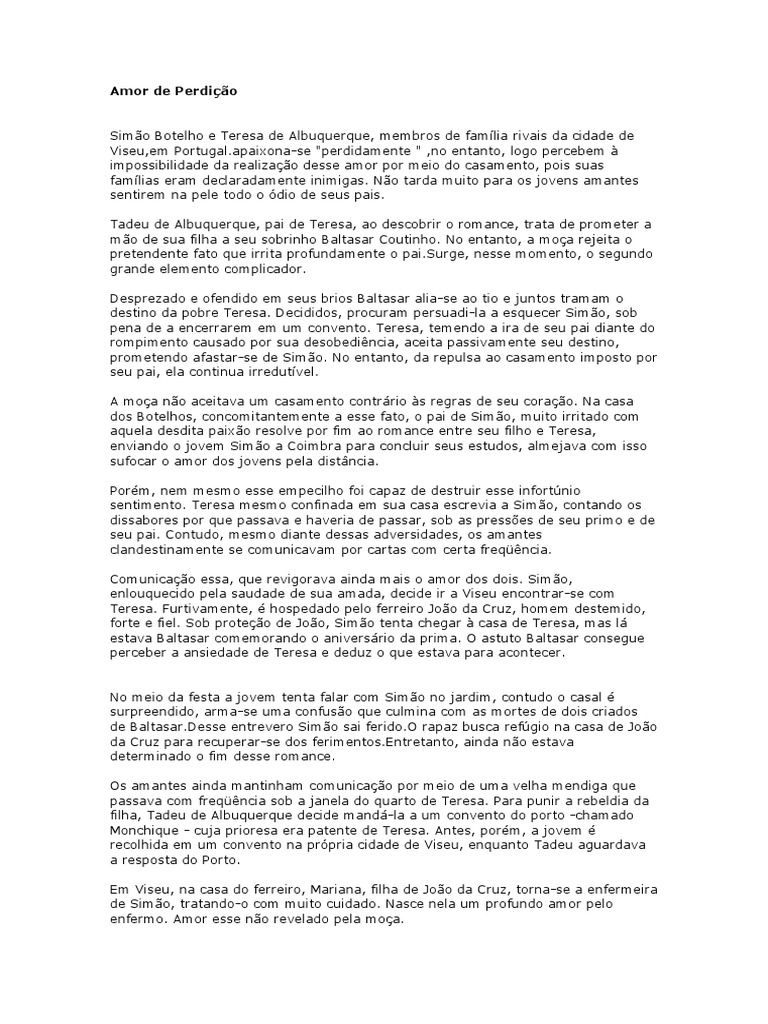 Amor Proibido e Tragédia em Viseu | PDF | Amor