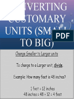 Converting Customary Units (Small To Big)
