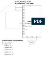 2-Wire, Run/Stop, Enable Drive Supply 24 Volt Logic Power: Parameters That Need To Be Reprogrammed