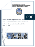 Diseño de radioenlace punto a punto entre la UNAC y Base Naval utilizando Google Earth