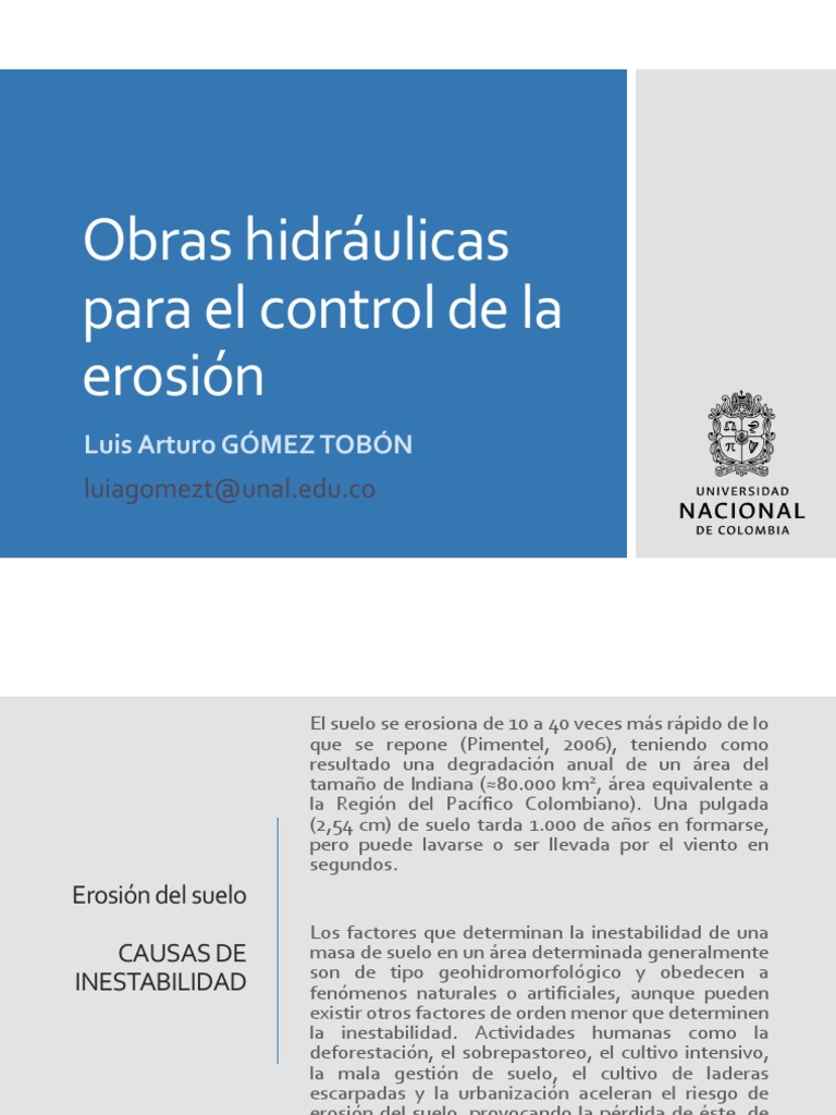 Causas de la Erosión del Suelo | PDF | Suelo | Erosión