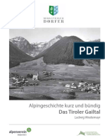 Alpingeschichte Tiroler Gailtal 2021