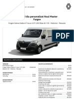 Modelul Tău Personalizat Noul Master Furgon: Furgon Cabina Dubla 6+1 Locuri 3.5T L3H2 Blue Dci 135 - Motorina - Manuala