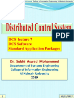 Lecture 7 - DCS Software and Application Packages