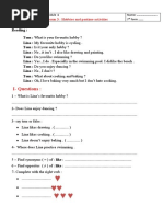 Module 1 Section 3 Hobbies and Pastime Activities