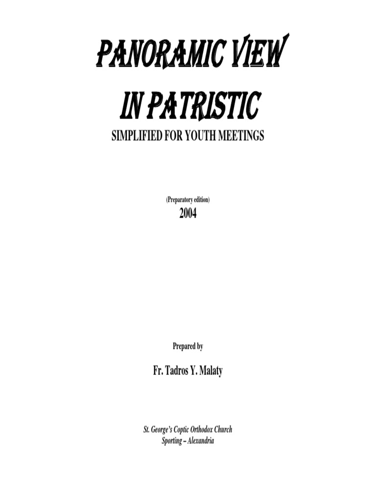 Patrology Summary Part 1 | PDF | Church Fathers | Christian Church