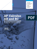 AP Calculus Ab Bc Course and Exam Description