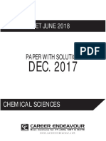 Dec. 2017 Chemical Sciences Paper With Solution