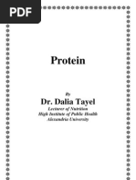 Protein: Dr. Dalia Tayel