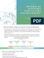 PRUEBAS DE APTITUDES FÍSICAS PARA BACHILLERATO