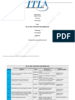 Plan de Gestion de Riesgos PDF