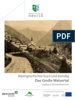 Alpingeschichte Grosses Walsertal 2018