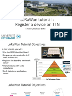 Lorawan Tutorial: Register A Device On TTN: F. Ferrero, Professor @uca