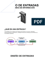 DISEÑO DE ENTRADAS Sistemas de Información