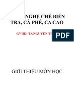 Giới Thiệu Môn Học, Giới Thiệu Cây Chè