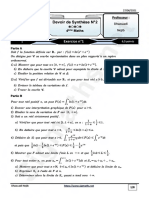 Bac Blanc 2021-Bac Maths (Corrigé)