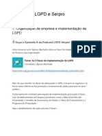 LGPD Serpro: As 5 fases de implementação